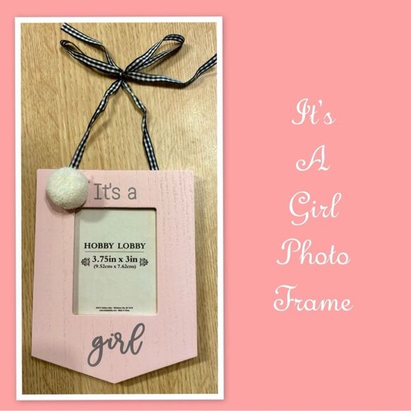 It’s A Girl Photo Frame - Picture 1 of 1
